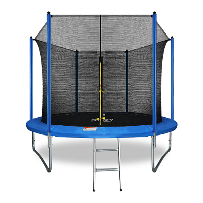 Батут 10FT с внутренней страховочной сеткой и лестницей ARLAND(Blue)