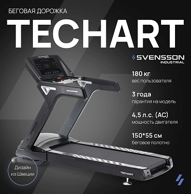 Беговая дорожка профессиональная SVENSSON INDUSTRIAL TECHART