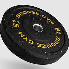 Диск бамперный BRONZE GYM 15кг д50