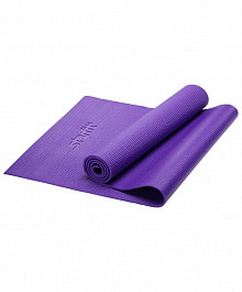 Коврик для йоги Starfit FM-101, PVC, 173x61x0,6 см, фиолетовый